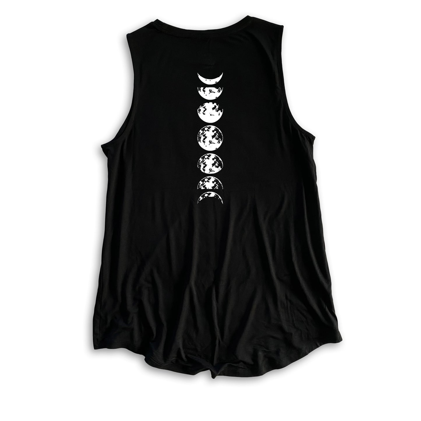 Black Tank Top with Back Graphic