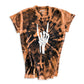 ‘Rock On’ Reverse Tie Dyed Unisex T-shirt