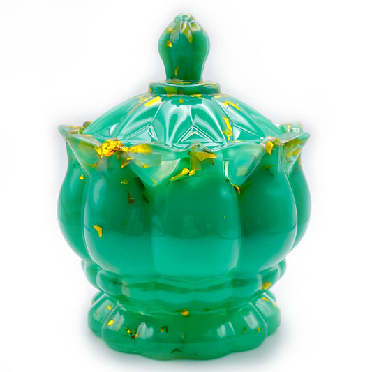 Lucky Green Trinket Vase