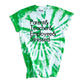 ‘Stressed Out’ Tie Dyed Unisex T-shirt - Green Tie Dye