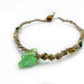 Green Crystal Hemp Necklace